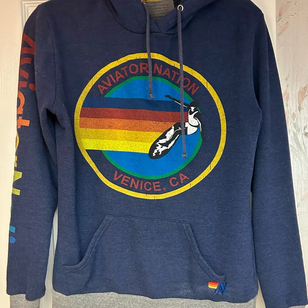 Aviator Nation Multicolor Logo Hoodie